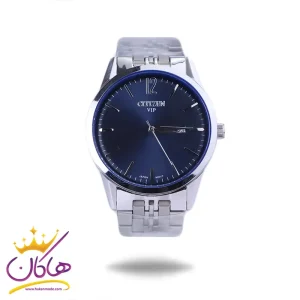 ساعت مچی سیتیزن مردانه فلزی صفحه سرمه ای G31621/5