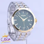 صفحه ساعت مچی سیتیزن مردانه فلزی نقره ای طلایی صفحه سبز G31624/6