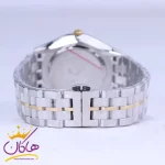 بند ساعت مچی سیتیزن مردانه فلزی نقره ای طلایی صفحه آبی G31626/1