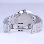 قفل ساعت مچی سیتیزن مردانه فلزی نقره ای صفحه مشکی G31626/3