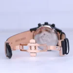 نمای باز ساعت مچی سیتیزن مردانه بند چرم مشکی کرنوگراف G 9235/2