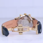 نمای باز ساعت مچی سیتیزن مردانه بند چرم سرمه ای کرنوگراف G 9235/8