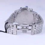 قفل ساعت مچی سیتیزن مردانه فلزی نقره ای صفحه سبز G 9766/19