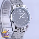 صفحه ساعت مچی سیتیزن زنانه فلزی صفحه طوسی L31621/3