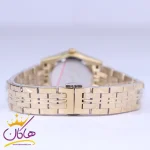 بند ساعت مچی سیتیزن زنانه فلزی طلایی صفحه مشکی L31621/9