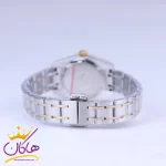 بند ساعت مچی سیتیزن زنانه فلزی نقره ای طلایی صفحه سبز L31624/6