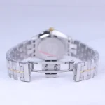 قفل ساعت مچی سیتیزن زنانه فلزی نقره ای طلایی صفحه آبی L31626/1