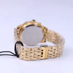 بند ساعت مچی زنانه سیتیزن فلزی طلایی صفحه مشکی L 9766/20