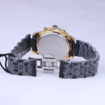 قفل ساعت مچی زنانه سیتیزن فلزی مشکی قاب طلایی L 9766/21