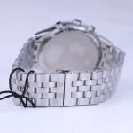 بند ساعت عقربه ای سیتیزن مردانه فلزی نقره ای صفحه آبی G 9766/22