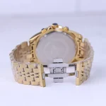 قفل ساعت مچی سیتیزن مردانه فلزی طلایی صفحه سبز G M028/1