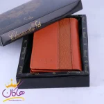 کیف پول کتی چرم مردانه کلاسیک 479 عسلی درون جعبه