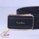 سگک کمربند چرم طبیعی مردانه مشکی Coiton Krista
