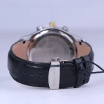 نمای بسته ساعت مچی الگانس مردانه چرم قاب طلایی G 1194/3