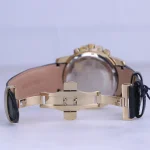نمای باز ساعت مچی مردانه الگانس بند چرم مشکی G 1203/1