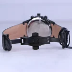 نمای باز ساعت مچی عقربه ای مردانه الگانس بند چرم مشکی G 1237/1