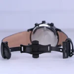 نمای باز ساعت مچی عقربه ای مردانه الگانس تمام مشکی G 1247/1