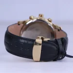 نمای بسته ساعت مچی عقربه ای مردانه الگانس قاب طلایی G 1248/1
