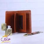 ست سه تیکه کیف جیبی جاکلیدی فندک چرم فندی