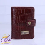 کیف جاکارتی چرم پوست ماری فراگامو کد 50 زرشکی