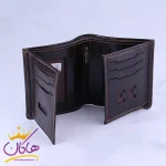 نمای باز ست کیف جیبی و جاکلیدی چرم فراگامو 285