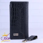 ست کیف کتی و جاکلیدی چرم پوست ماری فراگامو 300 مشکی