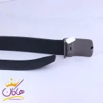 قفل کمربند چرم طبیعی مردانه مشکی Gallic