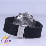 نمای بسته ساعت مچی هابلوت زنانه رابر کرنوگراف صفحه اسکلتون