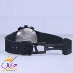 نمای باز ساعت مچی هابلوت زنانه بند رابر تمام مشکی کرنوگراف