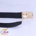 قفل کمربند چرم طبیعی مردانه مشکی KORCAVNE