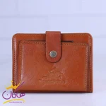 کیف جاکارتی چرم مردانه پولو کد 16 عسلی