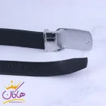 قفل کمربند چرم طبیعی مردانه مشکی Pingh Ceuin