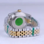 بند ساعت رولکس زنانه فلزی دیت جاست صفحه سبز 4042/17