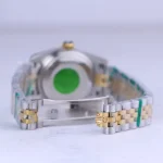 قفل ساعت رولکس زنانه فلزی دیت جاست صفحه سبز 4042/17