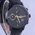صفحه ساعت مچی رومانسون زنانه بند چرم تمام مشکی L 2070/3