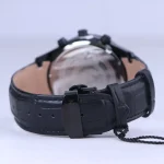 نمای بسته ساعت مچی رومانسون مردانه بند چرم مشکی G 2101/5