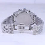 قفل ساعت مچی سیکو مردانه فلزی نقره ای صفحه مشکی G 101/1