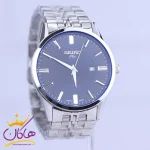 نمای نزدیک ساعت مچی سیکو مردانه فلزی نقره ای صفحه آبی G31622/2