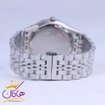 بند ساعت مچی سیکو مردانه فلزی نقره ای صفحه مشکی G31622/3