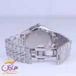 قفل ساعت مچی سیکو مردانه فلزی نقره ای صفحه طوسی G31622/5
