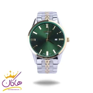 ساعت عقربه ای سیکو مردانه فلزی صفحه سبز G31622/6