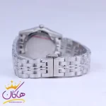 بند ساعت مچی سیکو زنانه فلزی نقره ای صفحه تیفانی L31622/1
