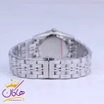 بند ساعت مچی سیکو زنانه فلزی نقره ای صفحه مشکی L31622/3