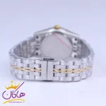 بند ساعت مچی سیکو زنانه فلزی نقره ای طلایی صفحه سبز L31622/6