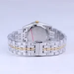 بند ساعت سیکو زنانه فلزی نقره ای طلایی صفحه آبی L31622/8