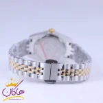 بند ساعت مچی سیکو زنانه فلزی نقره ای طلایی صفحه سفید L31628/6