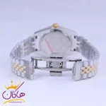 قفل ساعت مچی سیکو زنانه فلزی نقره ای طلایی صفحه سفید L31628/6