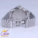 قفل ساعت مچی سیکو مردانه فلزی نقره ای صفحه آبی G31628/1