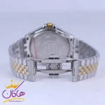 قفل ساعت مچی سیکو مردانه فلزی نقره ای طلایی صفحه سبز G31628/7