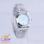 صفحه ساعت مچی سیکو زنانه فلزی نقره ای صفحه تیفانی L31628/2